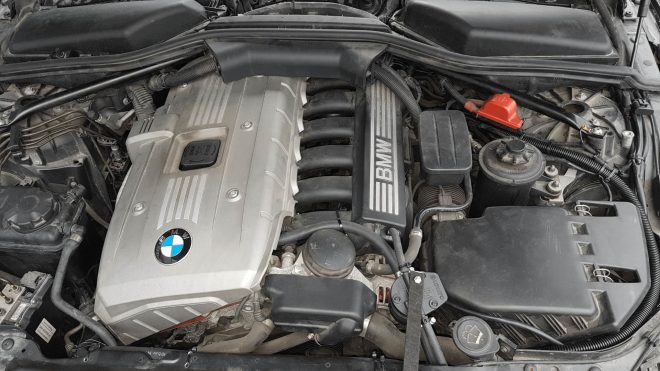 Υγραεριοκίνηση σε BMW 523 - Ο κινητήρας μετά την μετατροπή σε υγραέριο