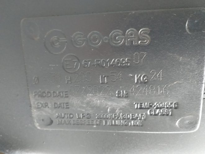 Υγραέριο σε Peugeot 307 δεξαμενή